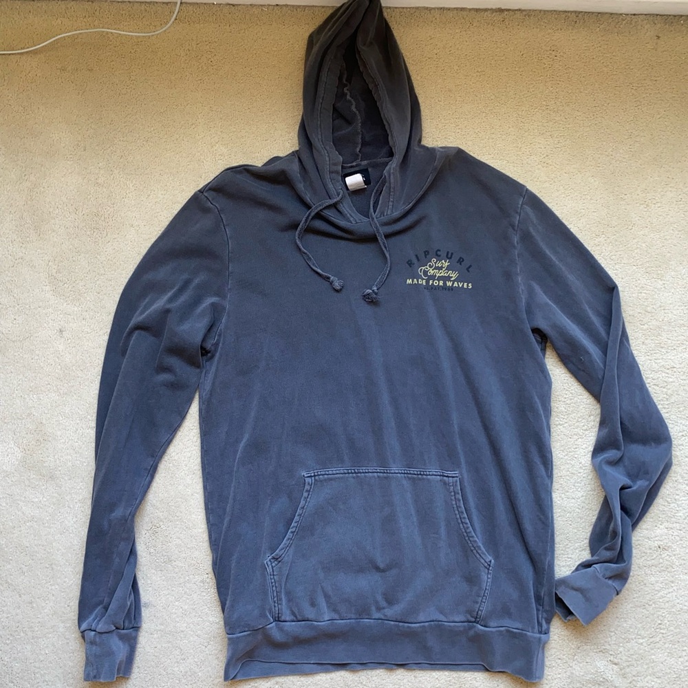 Men's Gray Rip Curl Hoodie